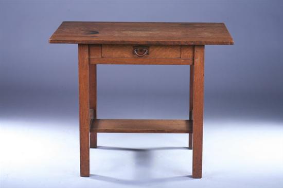 Appraisal: GUSTAV STICKLEY MISSION OAK STUDENT DESK Early th century with