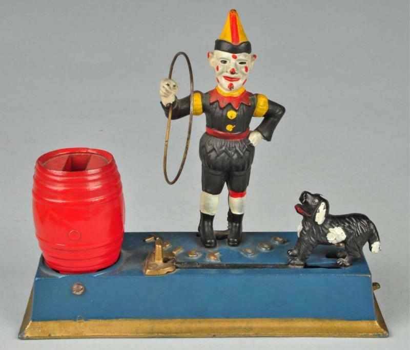 Appraisal: Cast Iron Trick Dog Mechanical Bank Description Working Manufactured by