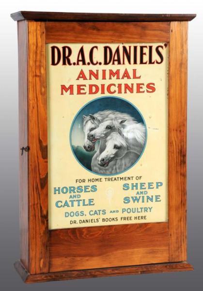 Appraisal: Dr A C Daniel's Animal Medicine Cabinet Description Beautiful original