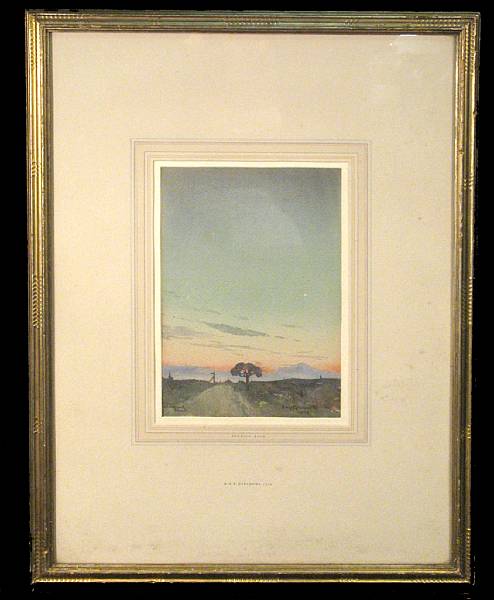 Appraisal: Reginald Morier Yorke Gleadowe British - Dunwich Road signed and