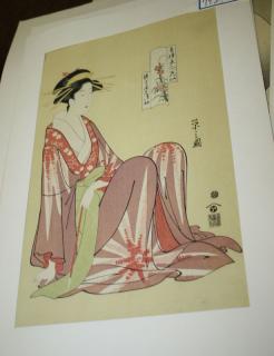 Appraisal: four contemporary reproductions of famous Ukiyo-e Prints