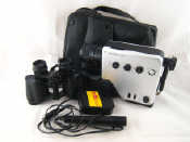 Appraisal: A Braun Super eight video camera with attachments together with