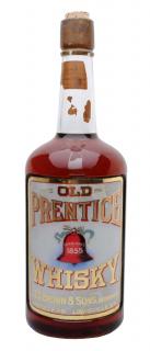 Appraisal: Old Prentice Whiskey Reverse On Glass Bottle Over-sized bottle with