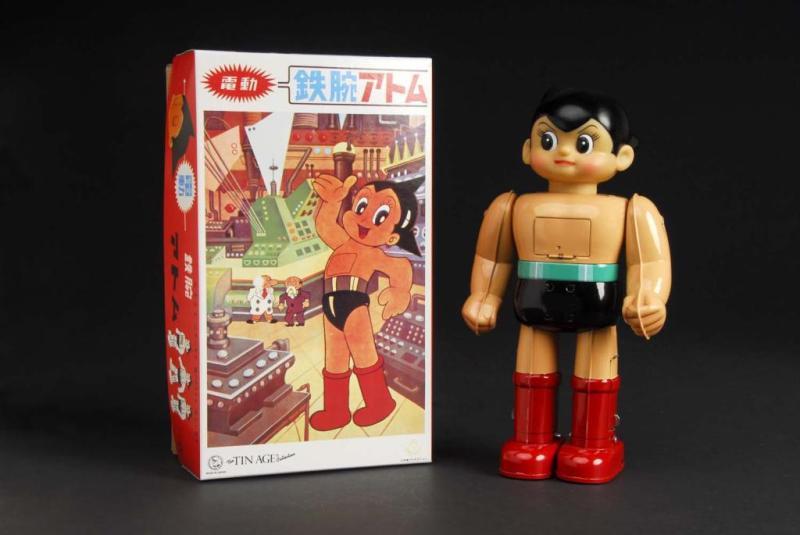 Appraisal: Tin Astro Boy Robot Battery-Operated Toy Description Japanese Made by