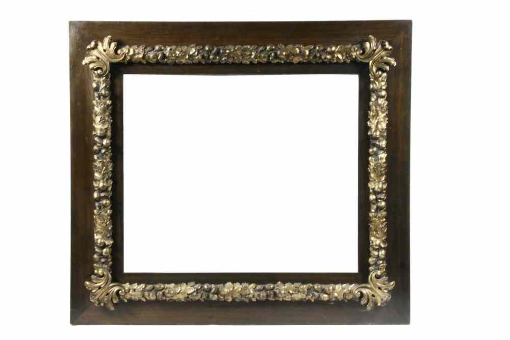 Appraisal: FANCY FRAME - Arts Crafts Period Oak Panel Frame with