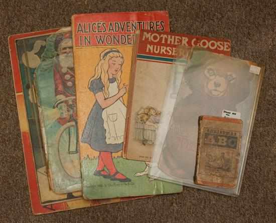 Appraisal: Books Juvenile Seven items including ''Early Woodcut Alphabet Book ''Moving