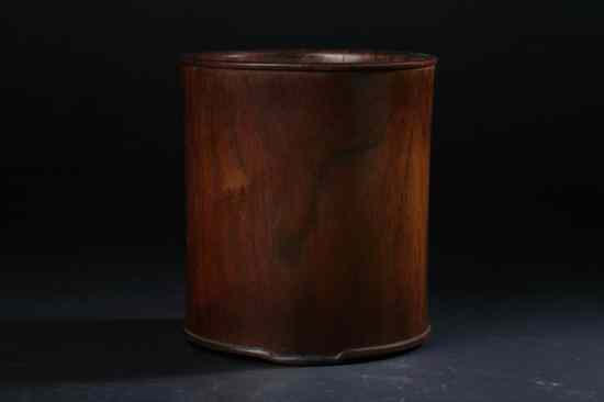 Appraisal: CHINESE HUANGHUALI BRUSH HOLDER - in high