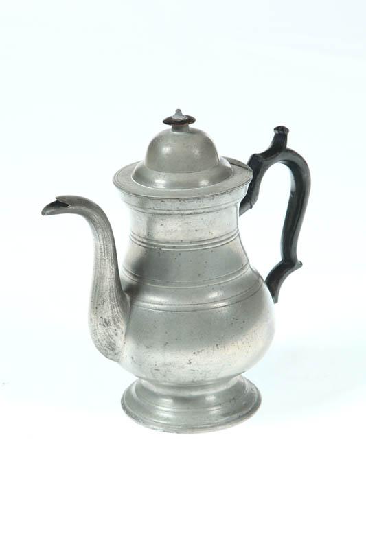 Appraisal: PEWTER TALL POT Touch for Ashbil Griswold Meriden Connecticut ca