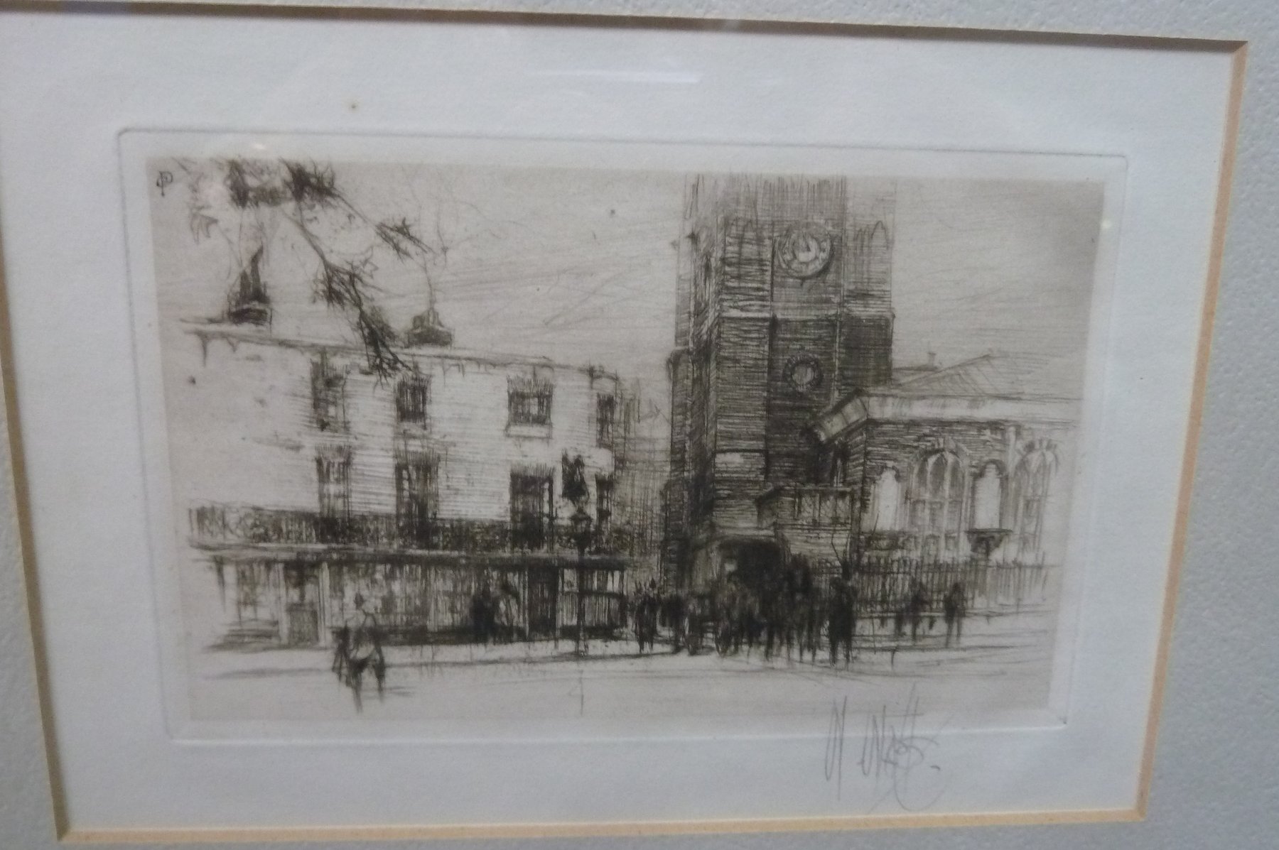 Appraisal: William Walcot R E - Chelsea Old Church signed in