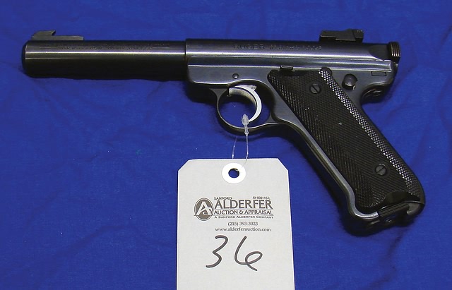 Appraisal: Ruger Model Mark II Target semi-automatic pistol Cal Bull bbl