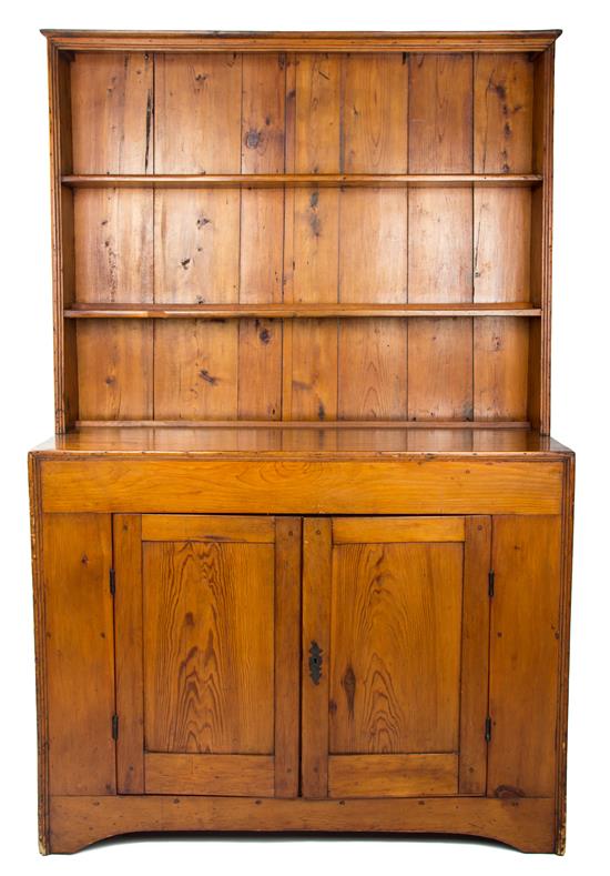 Appraisal: Sale Lot An American Pine Hutch th century having a