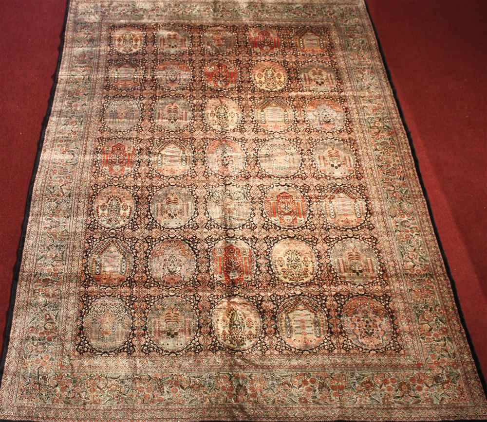 Appraisal: TURKISH RUG approx ' x ' Retail tag Provenance From