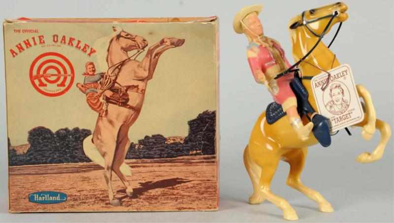 Appraisal: Hartland Annie Oakley Figure on Target Figures comes with hat