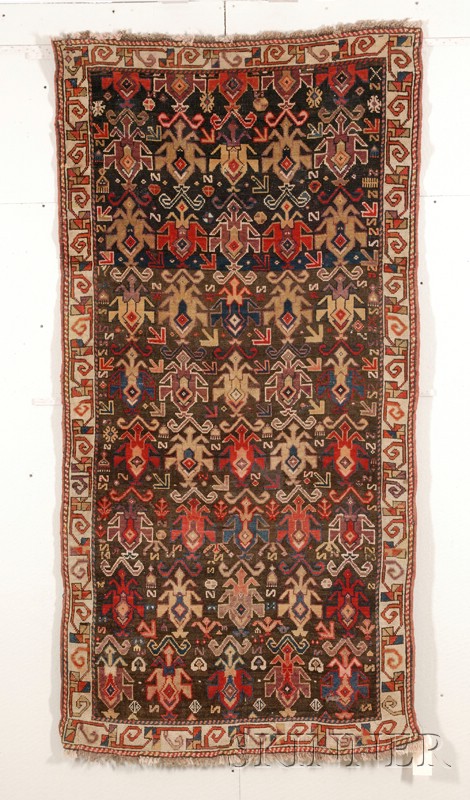 Appraisal: Karabagh Rug South Caucasus late th century corner and edge