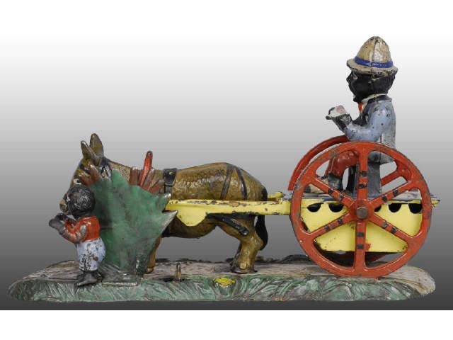 Appraisal: Cast Iron Bad Accident Mechanical Bank Description Manufactured by J