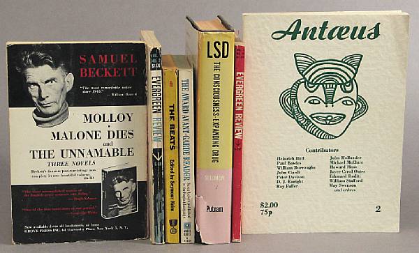 Appraisal: BEAT LITERATURE Collection of items related to beat literature including