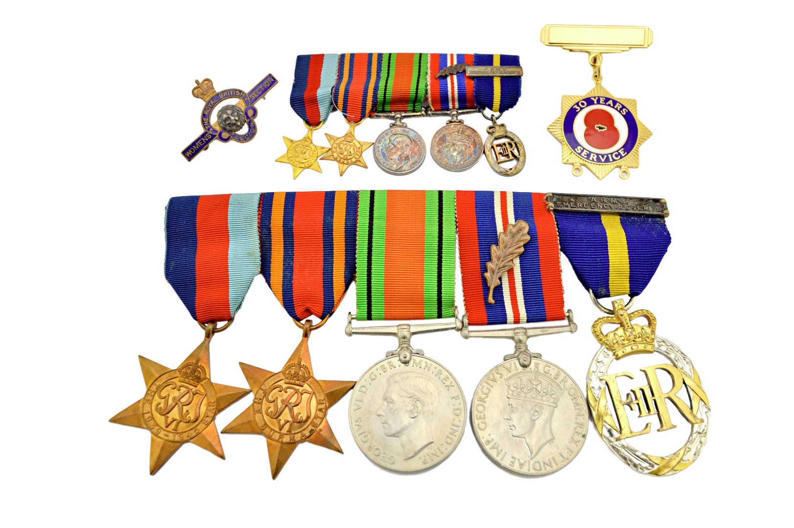 Appraisal: Five mostly Second World War medals comprising The - Star