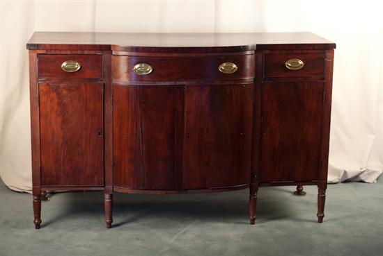 Appraisal: A th C Mahogany Sideboard with pine secondary having a