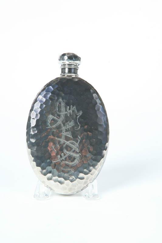 Appraisal: SILVER AESTHETIC MOVEMENT FLASK Marked for Tiffany and Company New