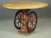 Appraisal: COFFEE GRINDER TABLE - CAST IRON CRESCENT COUNTER TOP COFFEE