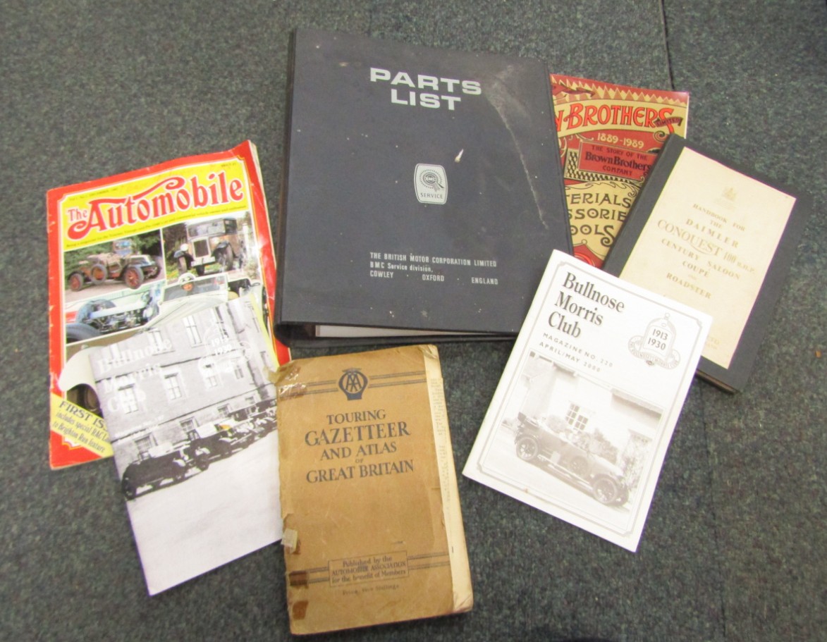 Appraisal: Daimler Car and Bullnose magazines further automobile related magazines books