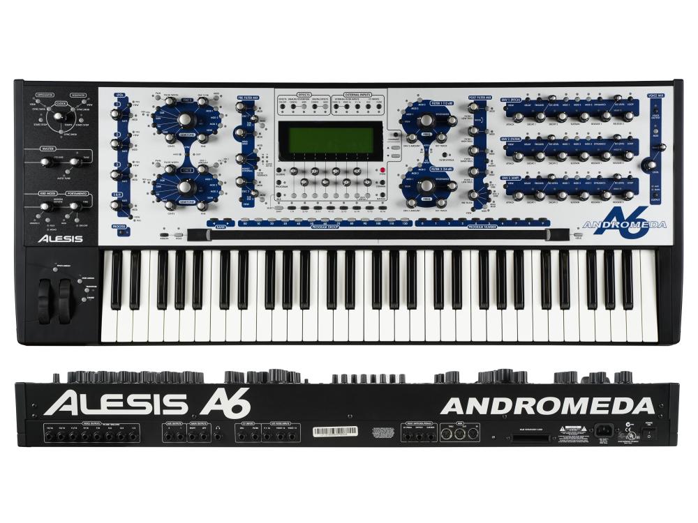 Appraisal: ALESIS A ANDROMEDA SYNTHESIZERwith patch cables see photos inches wide