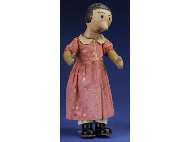 Appraisal: Rubber Olive Oil Doll America ca rubber head with molded