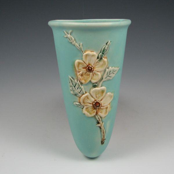 Appraisal: Weller Blossom wall pocket Unmarked Mint tall