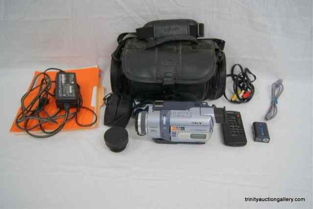 Appraisal: Sony Digital Handycam DCR-TRV Camcorder OutfitFrom the estate is a