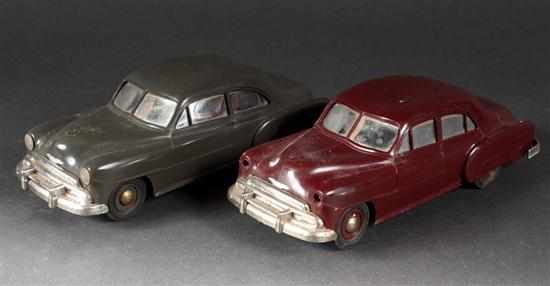 Appraisal: Two plastic Chevrolet car banks circa put away as child's