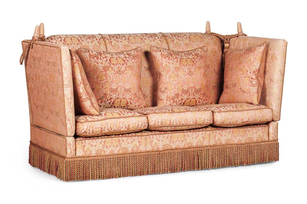 Appraisal: KNOLE SOFA BY LIBERTY CO MODERN of typical form with