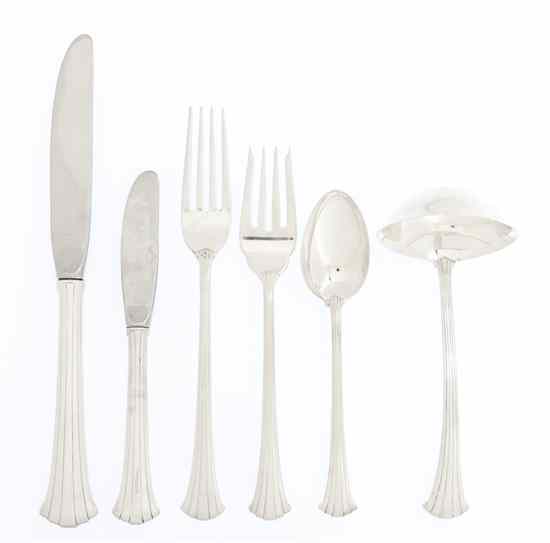 Appraisal: An American Sterling Silver Flatware Service for Thirteen Gorham in