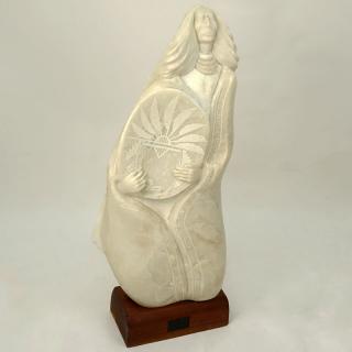 Appraisal: A P Martinez Native American th Century Pueblo Woman Marble