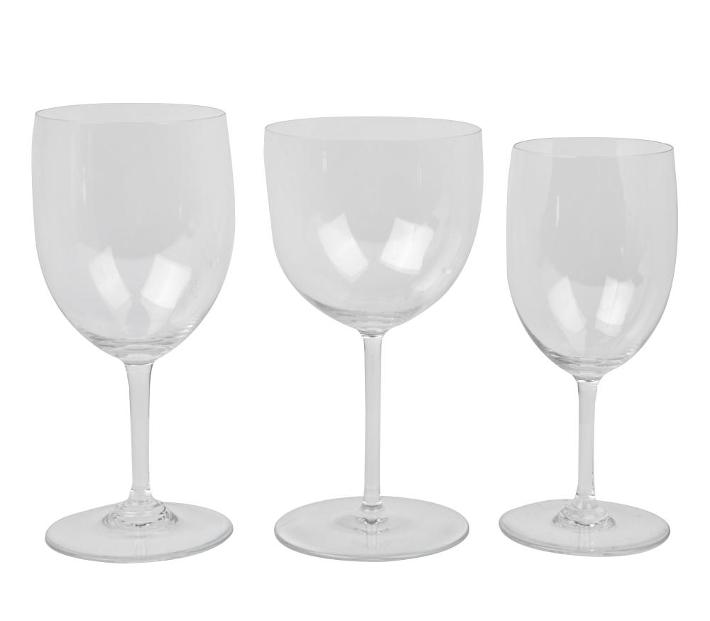 Appraisal: BACCARAT CRYSTAL STEMWAREmarked Perfection pattern comprising water goblets wine and