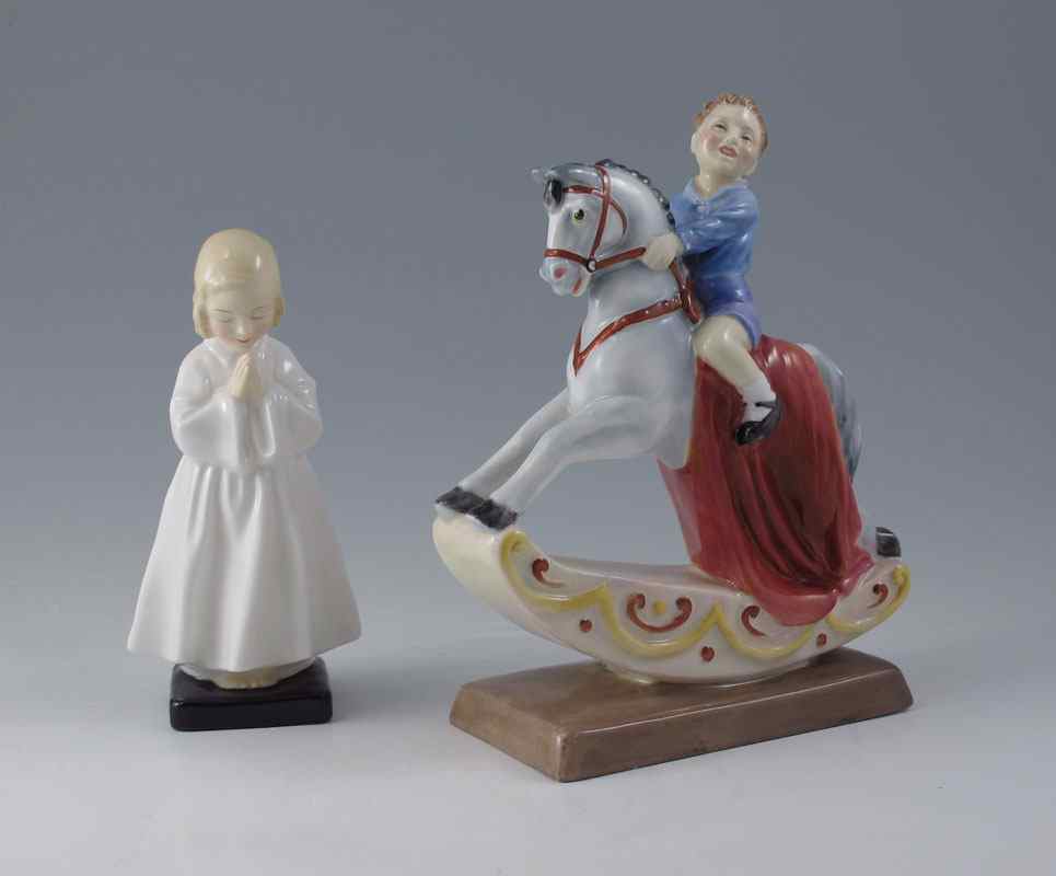 Appraisal: ROYAL DOULTON FIGURINES My Rocking Horse HN designed by Leslie