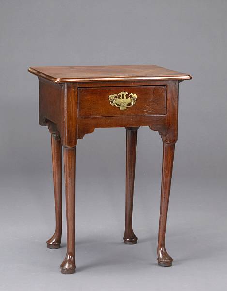 Appraisal: A George II mahogany side table second quarter th century