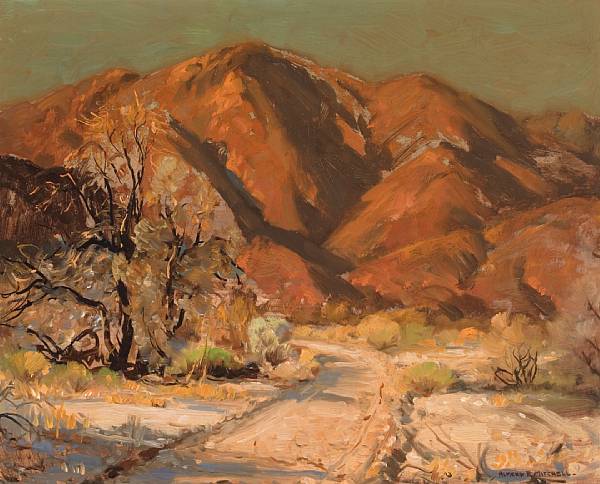 Appraisal: n a Alfred R Mitchell - California Desert signed 'Alfred