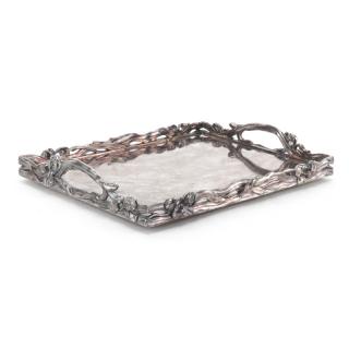 Appraisal: Art Nouveau Silver Plate Tray Art Nouveau Silver Plate Tray