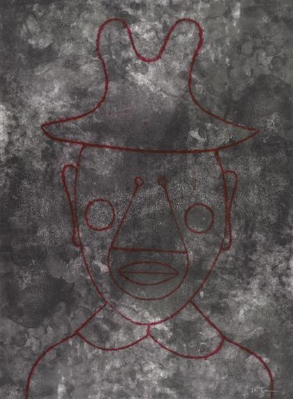 Appraisal: RUFINO TAMAYO mexican - CABEZA EN GRIS from rufino tamayo