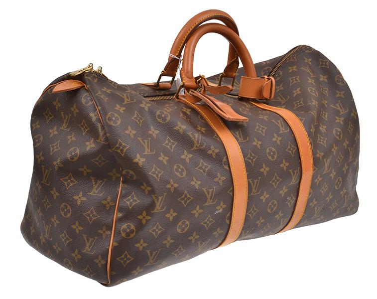 Appraisal: A KEEPLE BAG BY LOUIS VUITTON Styled in Monogram canvas