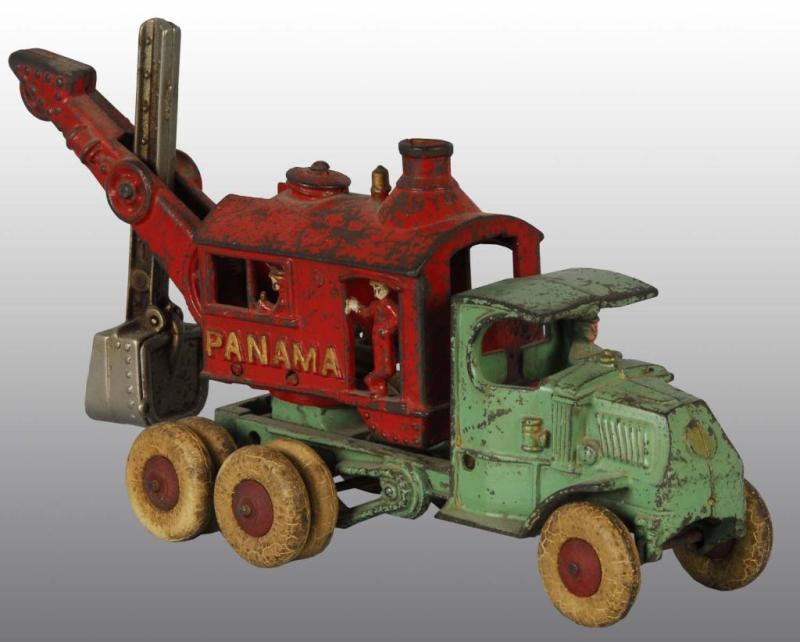 Appraisal: Cast Iron Panama Digger Toy Description All original Condition Fair