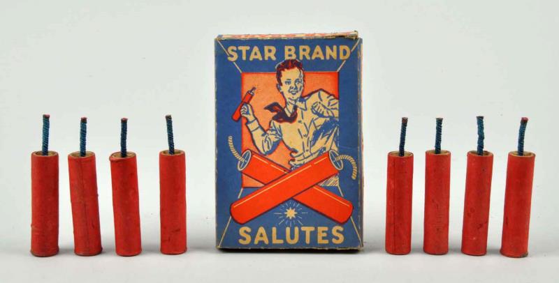 Appraisal: Late s Star Brand Full Salute Box Late s Star