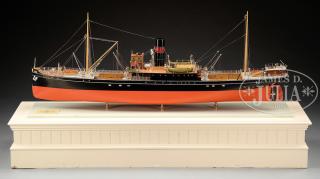 Appraisal: FINE BUILDER'S MODEL OF THE STEAMSHIP FREIGHTER S S ROYAL