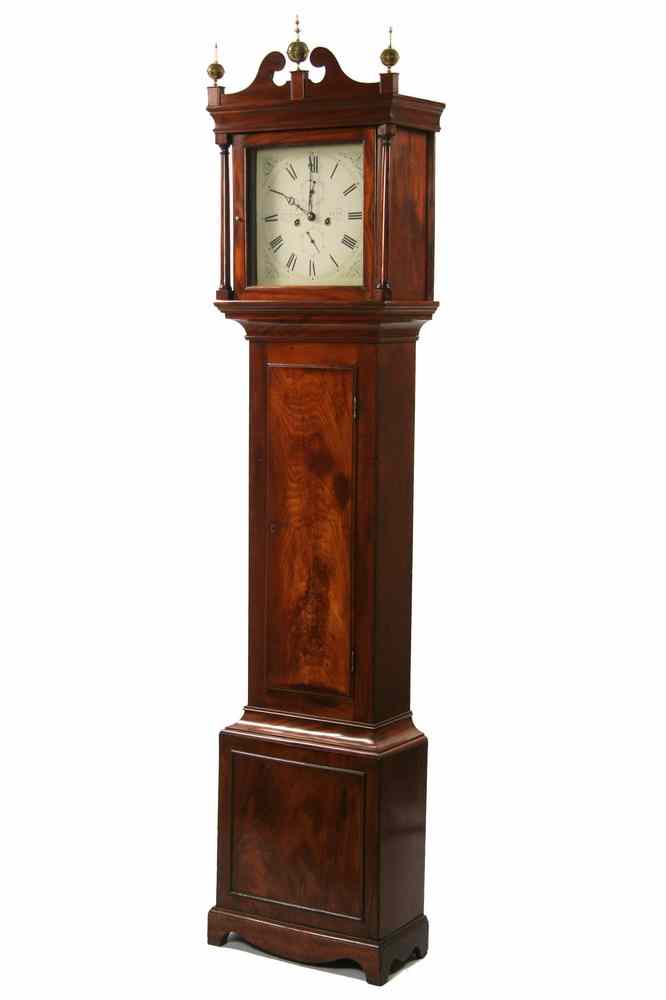 Appraisal: ENGLISH MAHOGANY CASE CLOCK - Circa - English Tall Case