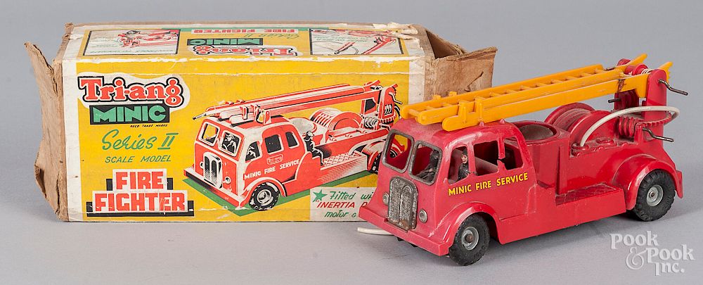 Appraisal: Triang Minic Series II plastic fire engine truck Triang Minic