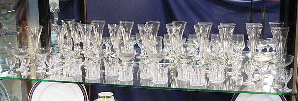 Appraisal: ORREFORS CRYSTAL STEMWARE Pattern Orr pieces to include tall champagnes