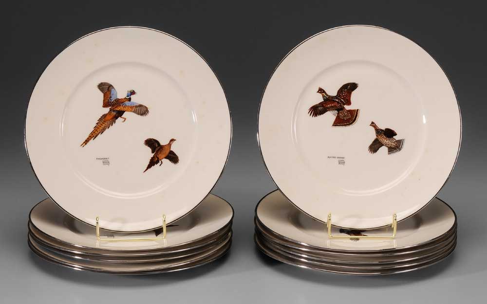 Appraisal: Set of Game Bird Plates each with different species of