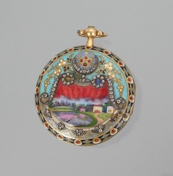 Appraisal: An Enameled Antique Open Face Pocket Watch Signed Le Roy