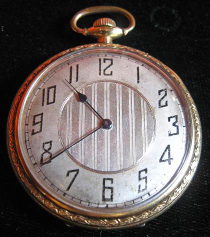 Appraisal: American karat yellow gold filled open face pocket watchamerican waltham