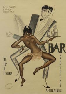 Appraisal: Attributed to Paul Colin Bar Des Folie Bar Des Folies